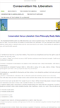 Mobile Screenshot of conservatismvsliberalism.net