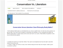 Tablet Screenshot of conservatismvsliberalism.net